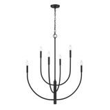 Continuance 6 Light Chandelier 38 Inch Tall and 30 Inch Wide by Atlas - CL12524