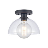 Julian 1 Light Semi Flush Mount 8.75 Inch Tall and 10 Inch Wide by Atlas - CL11896