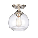 Angie 1 Light Semi Flush Mount 10 Inch Tall and 8 Inch Wide by Atlas - CL11857
