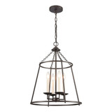 Joanie 4 Light Pendant 22.5 Inch Tall and 17.25 Inch Wide by Atlas - CL11784