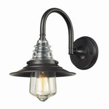 Insulator Glass 1 Light Wall Sconce 14 Inch Tall and 9 Inch Wide by Atlas - WL11093