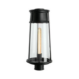 Cone 1 Light Outdoor Post Mount 19.75 Inch Tall and 8.5 Inch Wide by Atlas - OL11253