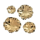 Petal Dimensional Wall Art (Set of 4) 13 Inch Tall X 13 Inch Wide by Atlas - WA11119