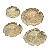 Lilypad Dimensional Wall Art (Set of 4) 11.25 X 11.25 Inch Wide by Atlas - WA11082