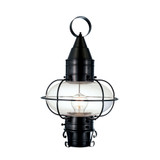 Classic Onion 1 Light Outdoor Post Mount 17.5 and 11.5 Inch Wide by Atlas - OL11251