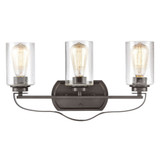 Market Square 3 Light Bath Vanity 11 Inch Tall and 20 Inch Wide by Atlas - WL11366