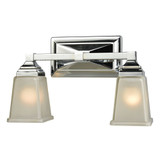 Sinclair 2 Light Bath Vanity 9 Inch Tall and 15 Inch Wide by Atlas - WL11437