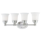 Bella 4 Light Bath Vanity 9 Inch Tall and 24.5 Inch Wide by Atlas - WL11208