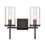Oakland 2 Light Bath Vanity 12 Inch Tall and 13.5 Inch Wide by Atlas - WL11383