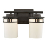 Ravendale 2 Light Bath Vanity 9 Inch Tall and 12 Inch Wide by Atlas - WL11420