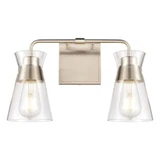 Brookville 2 Light Bath Vanity 9 Inch Tall and 15 Inch Wide by Atlas - WL11231