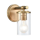 Burrow 1 Light Bath Vanity 8.25 Inch Tall and 5 Inch Wide by Atlas - WL11236