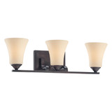 Treme 3 Light Bath Vanity 6.75 Inch Tall and 23 Inch Wide by Atlas - WL11462