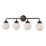 Beckett 4 Light Bath Vanity 11 Inch Tall and 33 Inch Wide by Atlas - WL11205