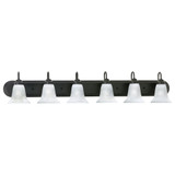 Homestead 6 Light Bath Vanity 9 Inch Tall and 48 Inch Wide by Atlas - WL11336