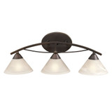 Elysburg 3 Light Bath Vanity 10 Inch Tall and 25 Inch Wide by Atlas - WL11289
