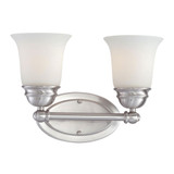Bella 2 Light Bath Vanity 9 Inch Tall and 13 Inch Wide by Atlas - WL11206