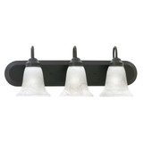 Homestead 3 Light Bath Vanity 9 Inch Tall and 24 Inch Wide by Atlas - WL11333