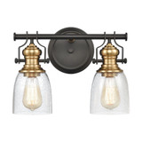 Chadwick 2 Light Bath Vanity 10 Inch Tall and 14 Inch Wide by Atlas - WL11556