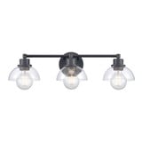 Julian 3 Light Bath Vanity 6 Inch Tall and 24 Inch Wide by Atlas - WL11352