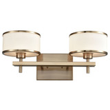 Utica 3W 2 LED Bath Vanity 8 Inch Tall and 18 Inch Wide by Atlas - WL11470