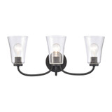 Emily 3 Light Bath Vanity 9.5 Inch Tall and 23 Inch Wide by Atlas - WL11294