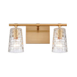 Lightweave 2 Light Bath Vanity 8 Inch Tall and 15 Inch Wide by Atlas - WL11361