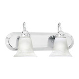 Homestead 2 Light Bath Vanity 9 Inch Tall and 18 Inch Wide by Atlas - WL11332