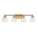 Pulsate 4 Light Bath Vanity 7.75 Inch Tall and 30.25 Inch Wide by Atlas - WL11417