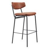 Charon Barstool (Set of 2) 40.2 Inch Tall and 18.5 Inch Wide by Zuo Modern - 110260_p
