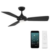 Mykonos 52 Inch 3 Blade Ceiling Fan with Light Kit by BSH - 465-BEL-886394