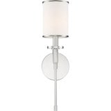 Hatfield 1 Light Candle Style Wall Sconce by Crystorama - HAT-471