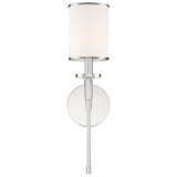 Hatfield 1 Light Candle Style Wall Sconce by Crystorama - HAT-471