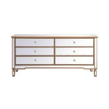 Back Aston View Mirrored Chest 34 Inch Tall by Bailey Street Home - 779-BEL-1301971