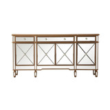 Back Aston View Mirrored Credenza 36 Inch Tall by Bailey Street Home - 779-BEL-1301970