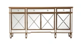 Back Aston View Mirrored Credenza 36 Inch Tall by Bailey Street Home - 779-BEL-1301970