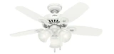 Builder 42 Inch Ceiling Fan with LED Light Kit by Hunter Fans - 1000245