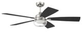 Chandler 5 Blade Ceiling Fan with Light Kit 52 Inches Wide by Craftmade - CHS52