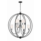 Sylvan 8 Light Oversized Chandelier by Crystorama 2246