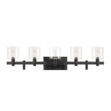 Decato 5 Light Bath Vanity 9 Inch Tall and 5.5 Inch Wide by Eurofase - 46813