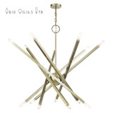 Monaco 14 Light Oversized Foyer Chandelier by Livex - 46847