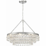 Calypso 6 Light Medium Chandelier by Crystorama - 237