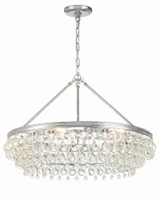 Calypso 6 Light Large Round Chandelier by Crystorama - 275