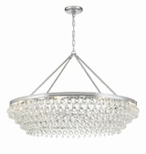 Calypso 8 Light Oversized Round Chandelier by Crystorama - 278