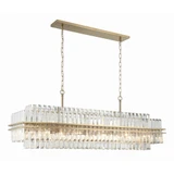 Hayes 16 Light Oversized Linear Chandelier by Crystorama - HAY-1417