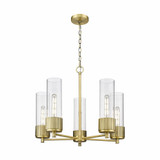 Bolivar 5 Light Medium Chandelier by Innovations 428-5CR-G428-12 - 428-5CR-G428-12