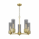 Bolivar 5 Light Medium Chandelier by Innovations 428-5CR-G428-12 - 428-5CR-G428-12