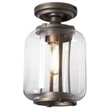 St Martin's Street 1 Light 7 Inch Wide Outdoor Semi Flush Mount by BSH - 91-BEL-1276036