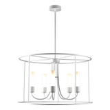 Cardiff Glen 5 Light Oversized Outdoor Pendant 32 Inch Wide by BSH - 91-BEL-1335835