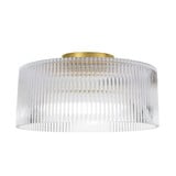 Nadine 60W 1 LED Flush Mount 6.25 Inch Tall X 11.75 Inch Wide by Dainolite - NAD-123FH